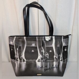 Kate Spade Kick Up Your Heels Storybook Tote EUC